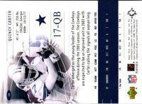 2002 Upper Deck Quincy Carter #16