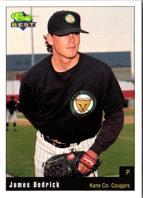 1991 Classic Best Kane County Cougars James Dedrick #5