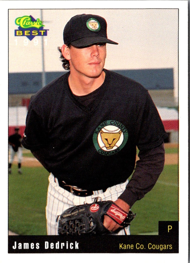 1991 Classic Best Kane County Cougars James Dedrick