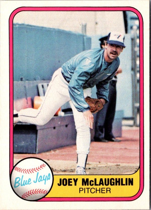 1981 Fleer Joey McLaughlin #420