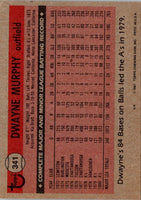 1981 Topps Dwayne Murphy #341