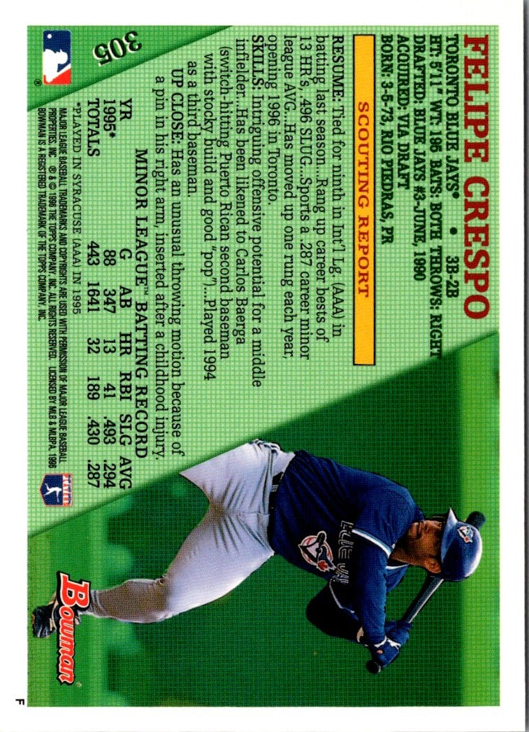 1996 Bowman Felipe Crespo