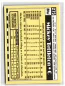 1990 Topps Tiffany Mickey Tettleton