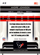 2006 Donruss Gridiron Gear Andre Johnson