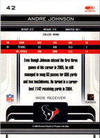 2006 Donruss Gridiron Gear Andre Johnson #42