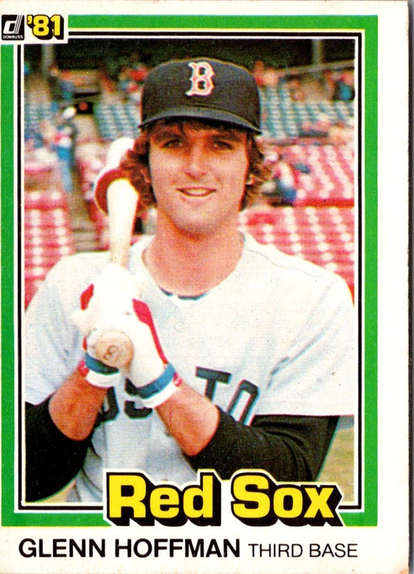 1981 Donruss Glenn Hoffman #95 Rookie