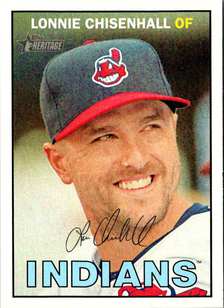 2016 Topps Heritage Lonnie Chisenhall