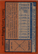1978 Topps Terry Bulling