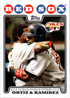 2008 Topps David Ortiz/Manny Ramirez #99