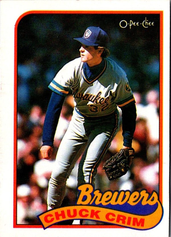 1989 O-Pee-Chee Chuck Crim #99