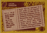 1986 Topps Jacob Green #206 EX-MT