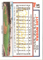 1992 Topps Gold Winners Luis Rivera #97