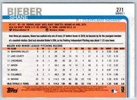 2019 Topps Shane Bieber #271