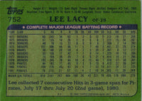 1982 Topps Lee Lacy #752