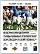 1991 Domino's The Quarterbacks Warren Moon
