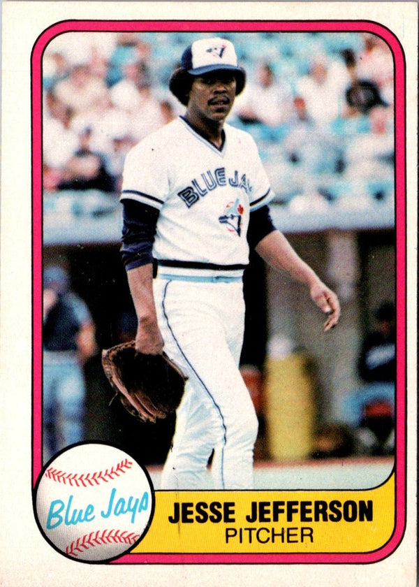 1981 Fleer Jesse Jefferson #419A