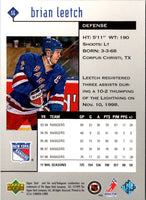 1998 Upper Deck Black Diamond Brian Leetch #56