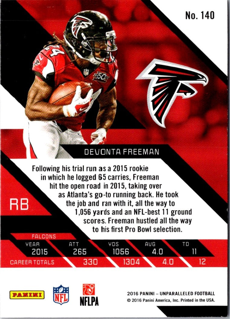 2016 Panini Unparalleled Devonta Freeman