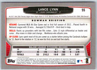 2014 Bowman Lance Lynn #55