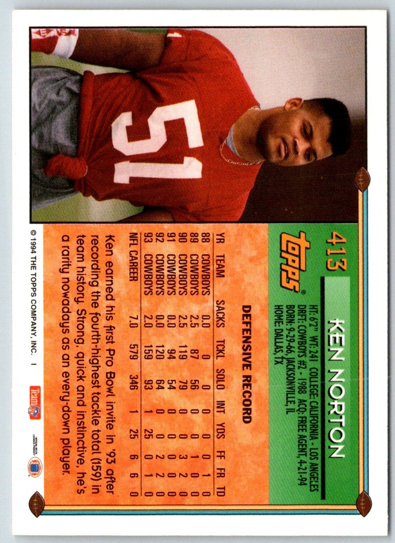 1994 Topps Ken Norton