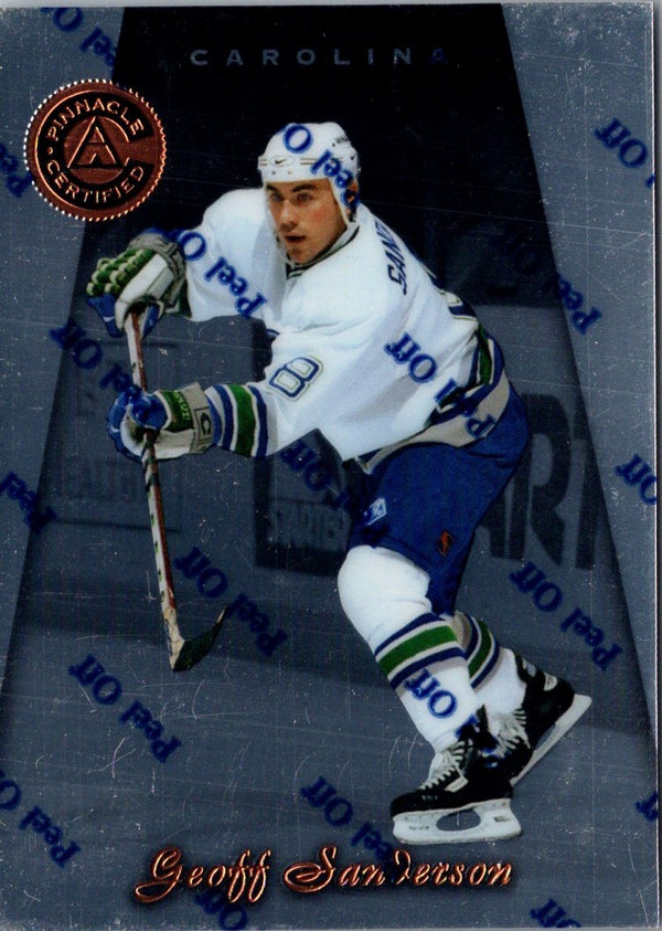 1997 Pinnacle Certified Geoff Sanderson #125