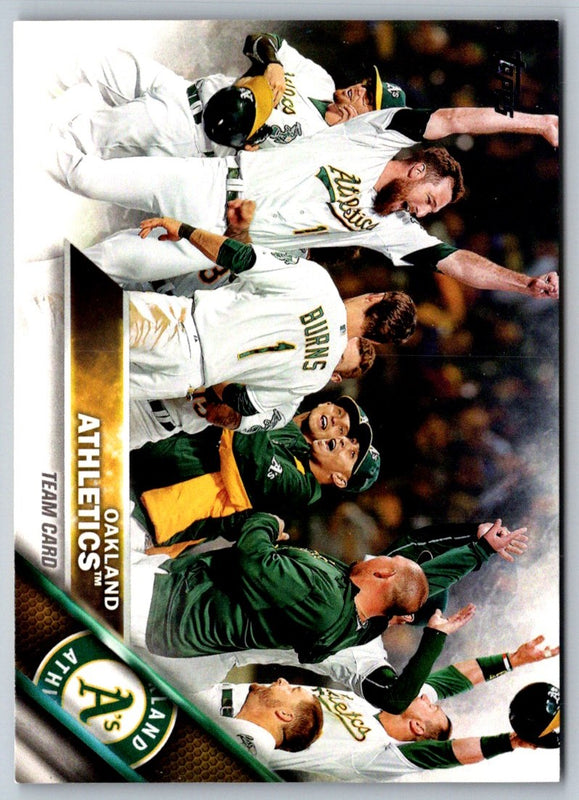 2016 Topps Oakland Athletics #198