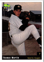 1991 Classic Best Kane County Cougars Thomas Martin #7