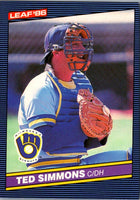 1986 Leaf Ted Simmons #167