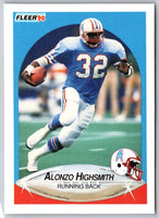 1990 Fleer Alonzo Highsmith #129