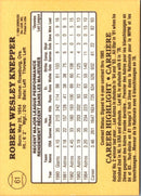 1985 Leaf Bob Knepper