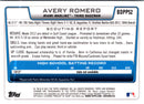 2012 Bowman Draft Picks & Prospects Chrome Avery Romero