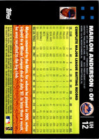 2007 Topps Updates & Highlights Marlon Anderson #UH12