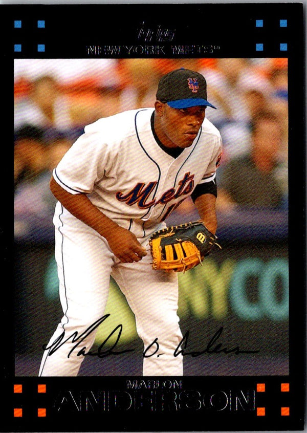 2007 Topps Updates & Highlights Marlon Anderson #UH12