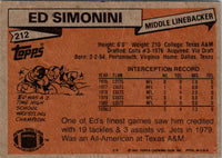 1981 Topps Ed Simonini #212