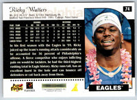 1996 Score Ricky Watters #74