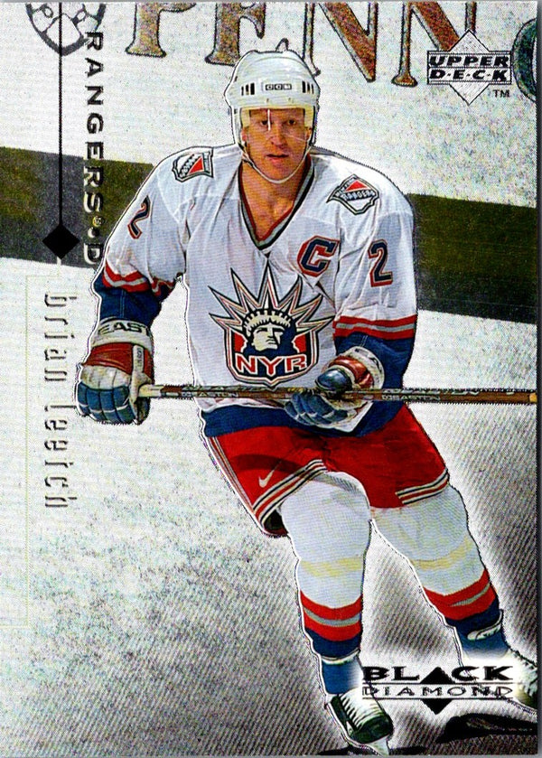 1998 Upper Deck Black Diamond Brian Leetch #56