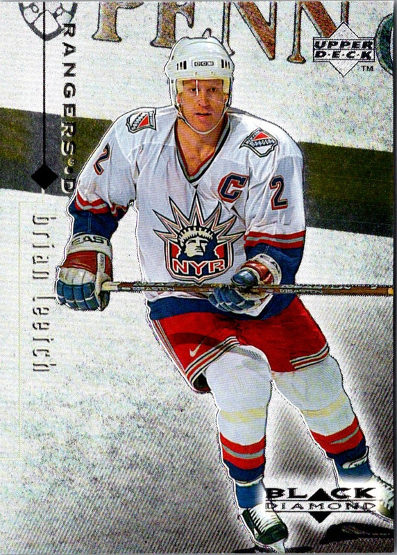 1998 Upper Deck Black Diamond Brian Leetch #56