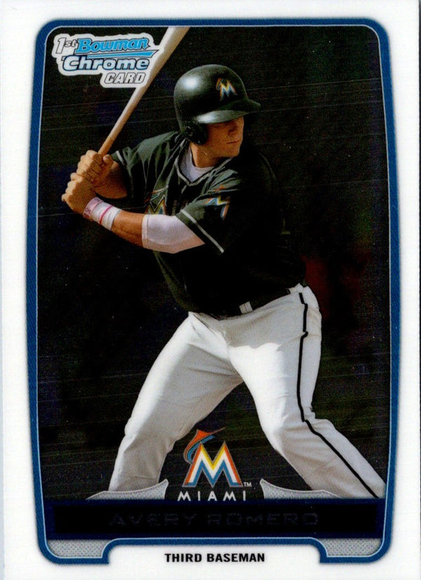 2012 Bowman Draft Picks & Prospects Chrome Avery Romero #BDPP52