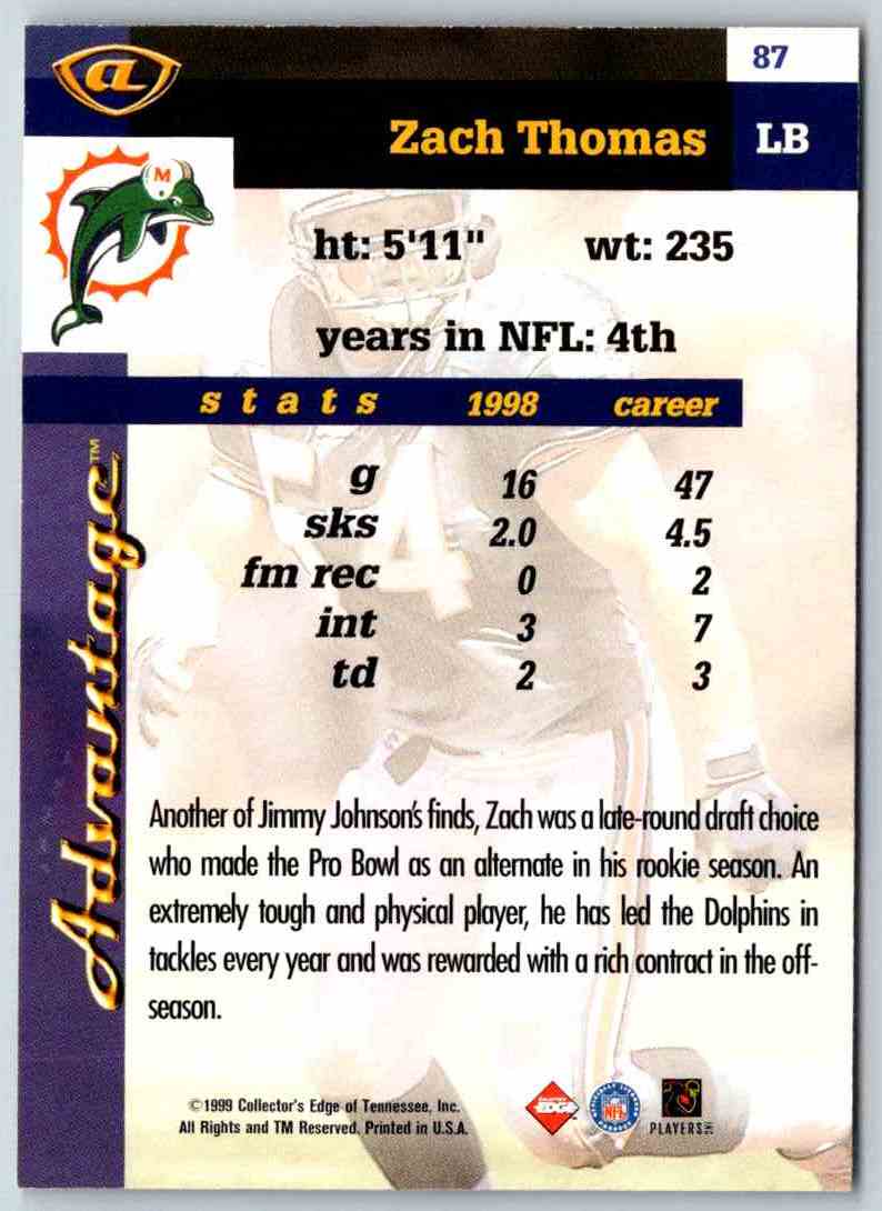 1998 Edge Zach Thomas