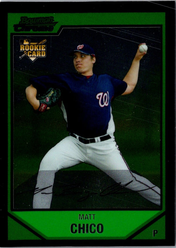 2007 Bowman Draft Picks & Prospects Chrome Matt Chico #BDP2