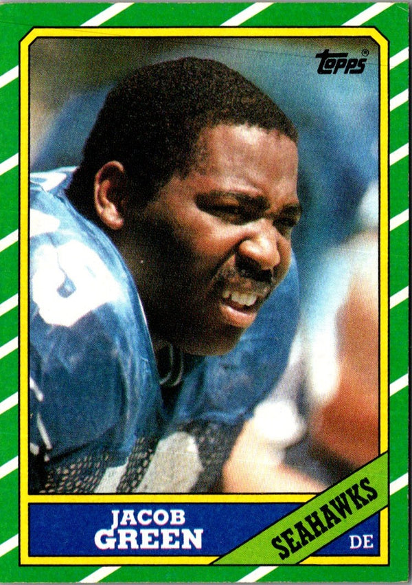 1986 Topps Jacob Green #206 EX-MT