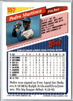 1993 Topps Pedro Martinez #557