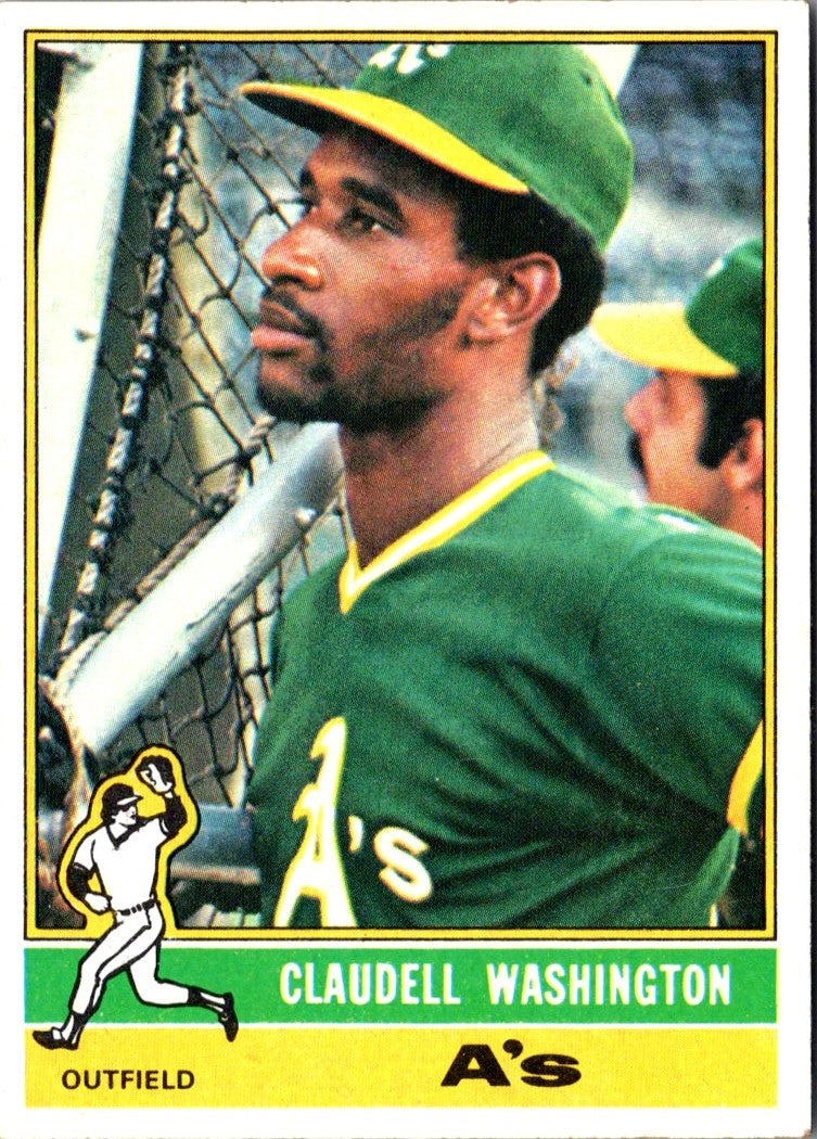 1976 Topps Claudell Washington