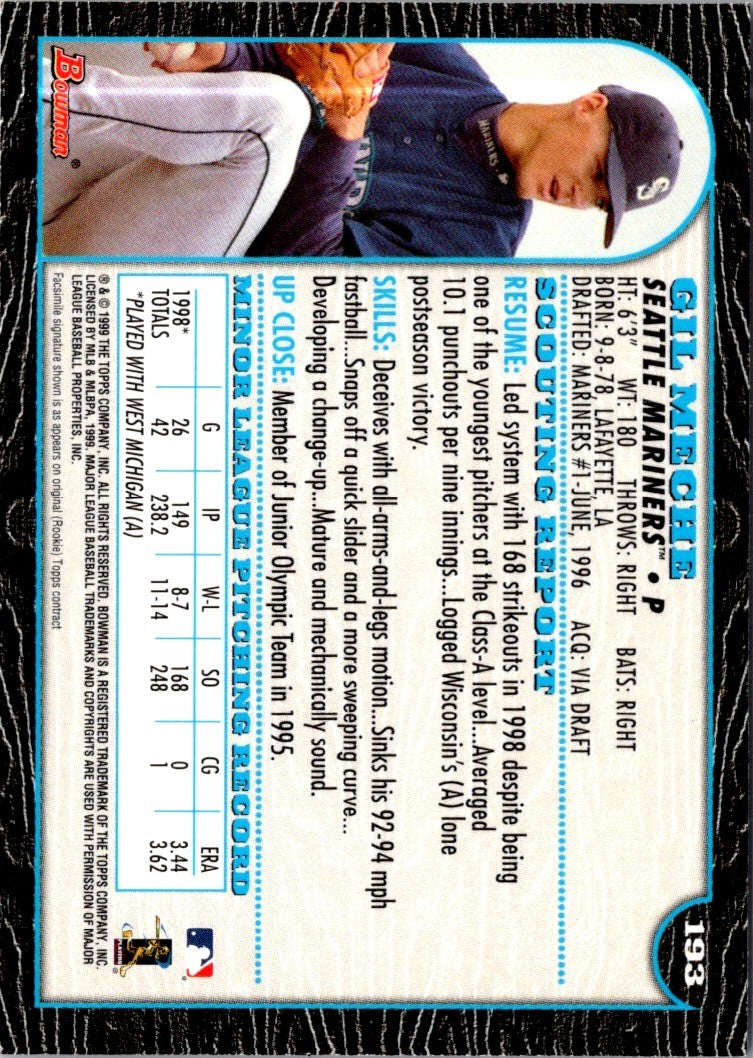 1999 Bowman Gil Meche