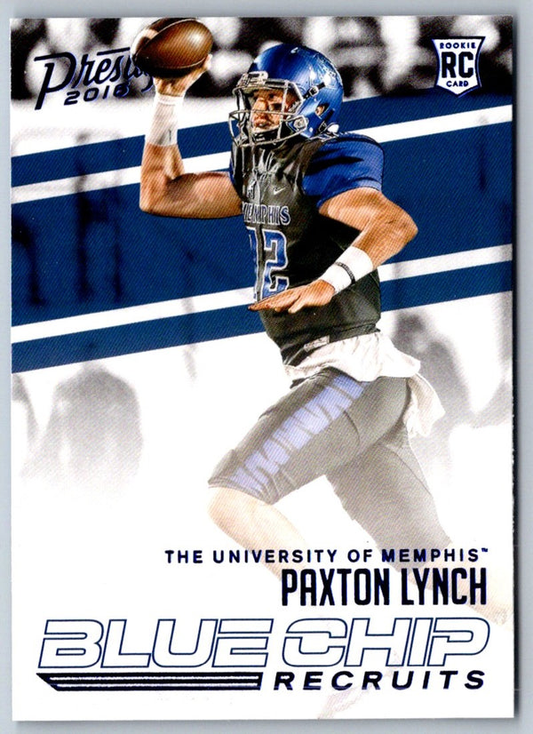 2016 Panini Prestige Blue Chip Recruits Paxton Lynch #16