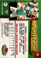 1993 Stadium Club Florida Marlins Monty Fariss #19
