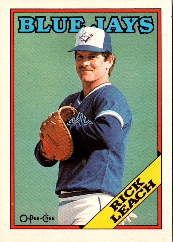 1988 O-Pee-Chee Rick Leach #323