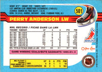 1991 O-Pee-Chee Perry Anderson #501 Rookie