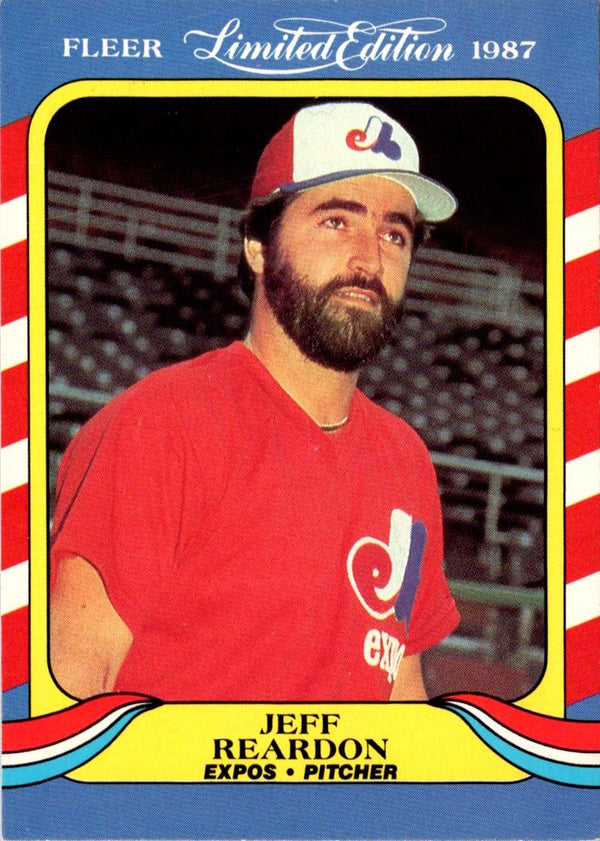 1987 Fleer Limited Edition Jeff Reardon #34