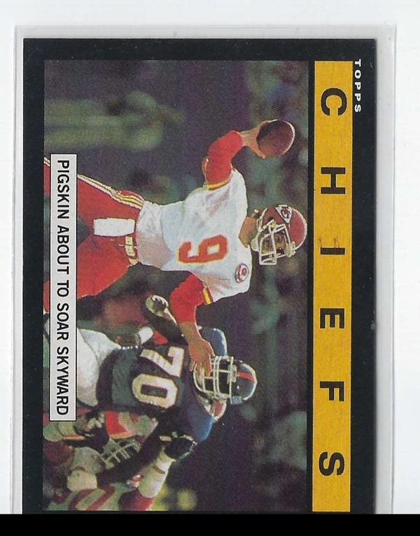 1985 Topps Chiefs Team Leaders #269